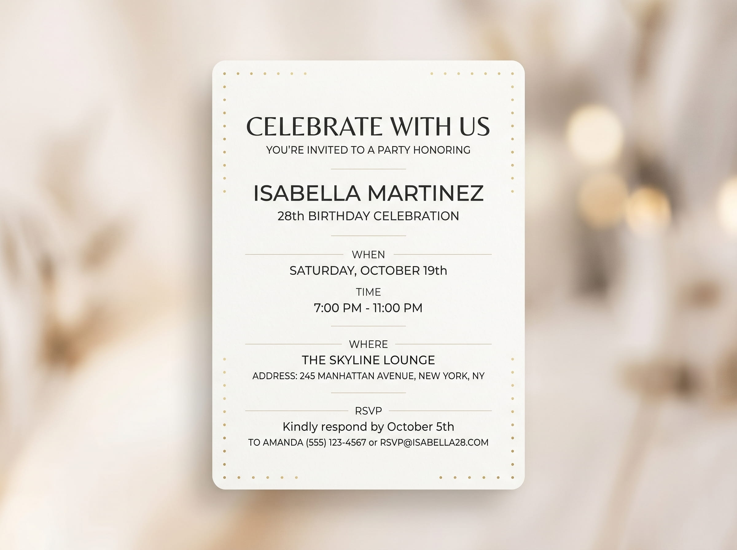 Party Invitations