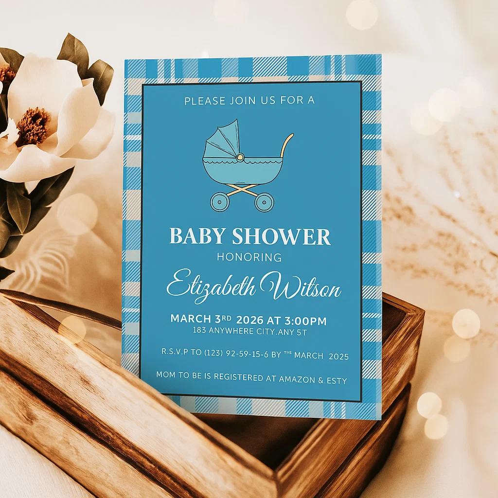 You're Invited to Celebrate Elizabeth Witson's Baby Shower | RSVP by March 1st | Join Us for a Special Day