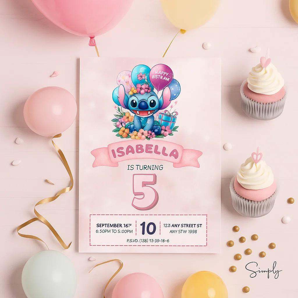 Celebrate Isabella’s 5th Birthday with Us! | A Magical Stitch-Themed Party | September 18th, 2026