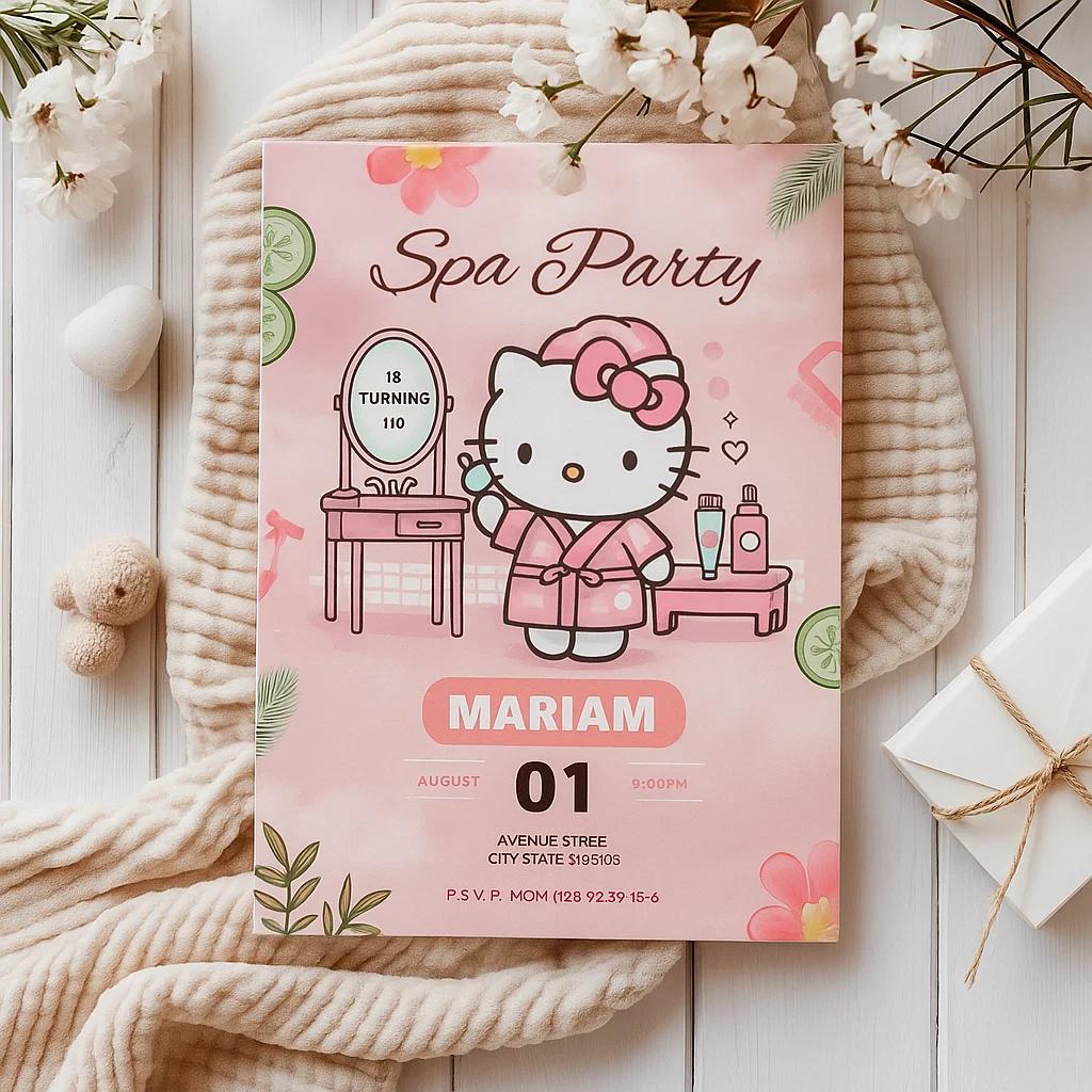 Mariam's Spa Party: Celebrate Her 10th Birthday with Relaxing Fun and Pampering!