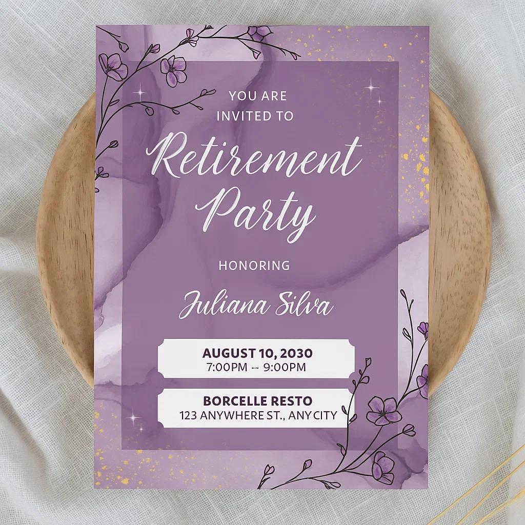 Celebrate Juliana Silva’s Retirement: Join Us for a Memorable Farewell on August 10th, 2030 at Borcelle Resto