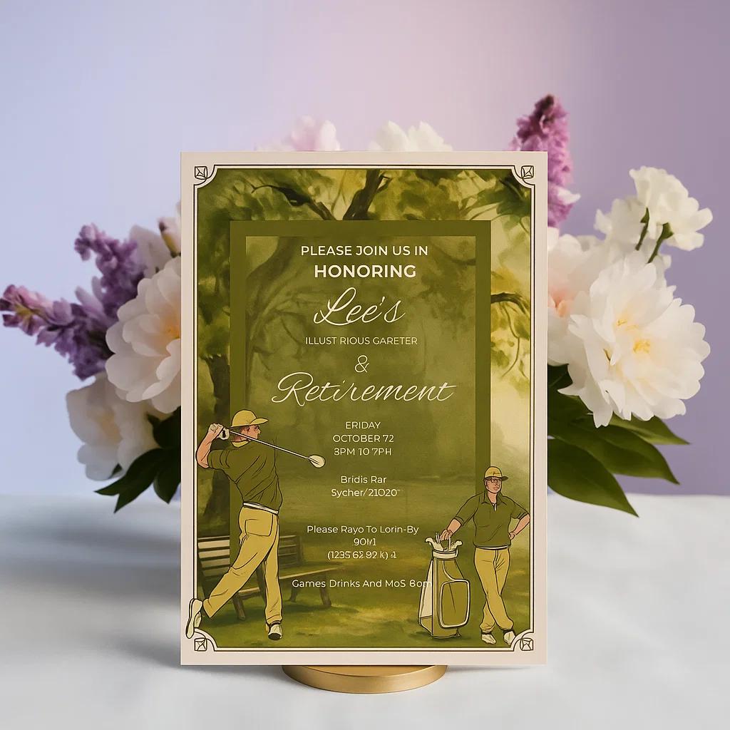 Celebrate Lee’s Illustrious Career & Retirement: Join Us on October 22nd for an Unforgettable Evening at Birdie Bar