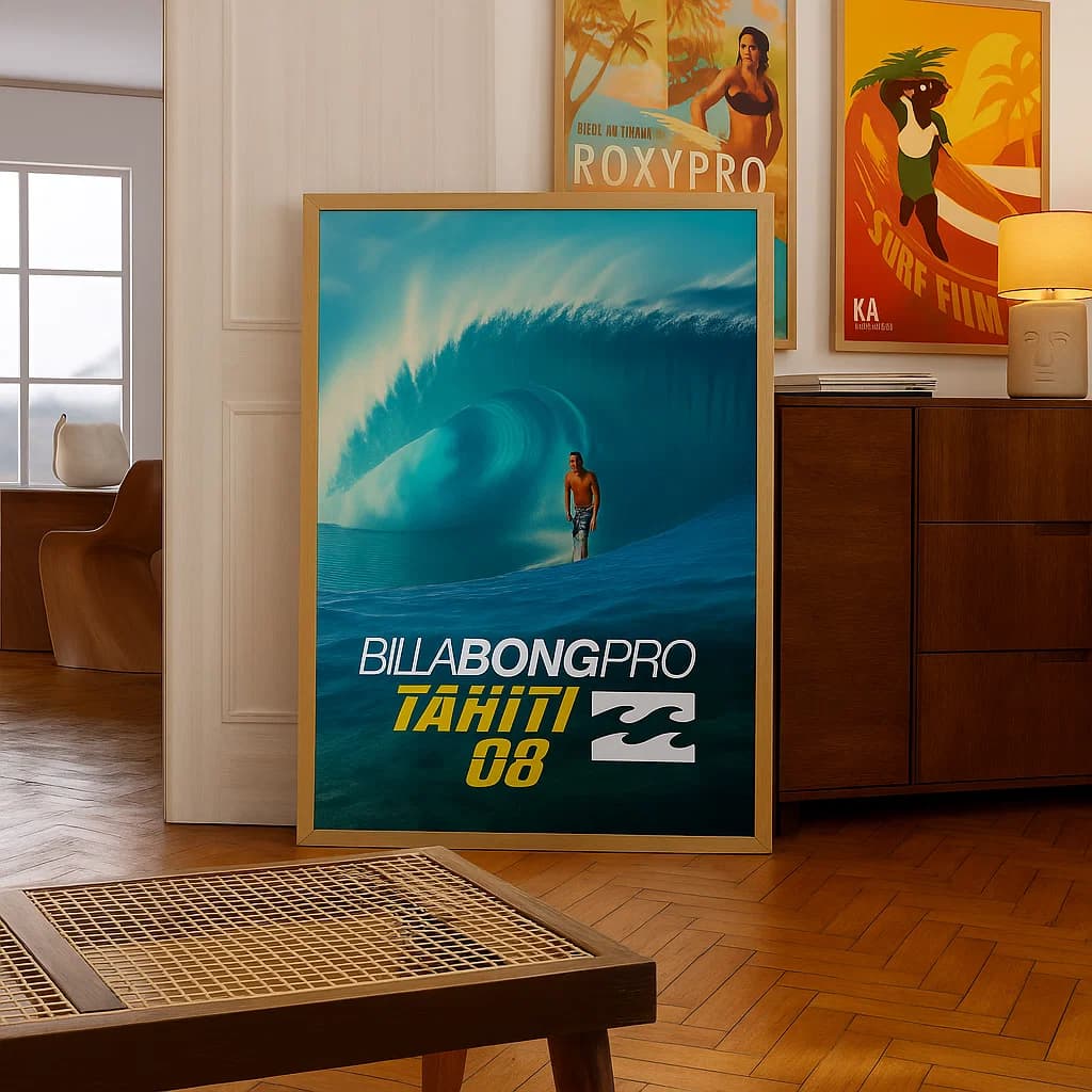 Billabong Pro Tahiti   Non-Editable Wall Art of Epic Surfing and Iconic Waves