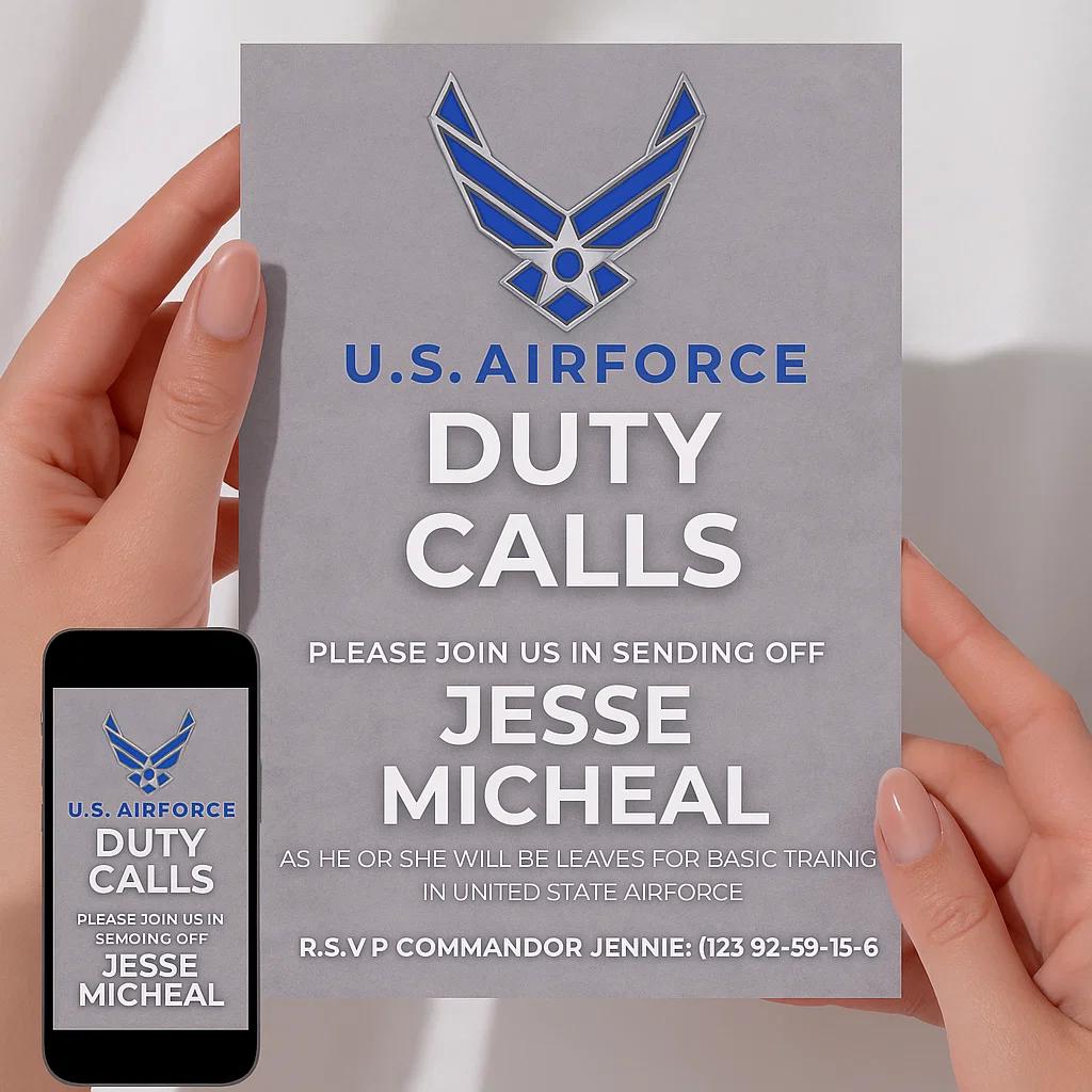 U.S. Airforce Duty Calls: Farewell to Jesse Micheal as He Begins Basic Training