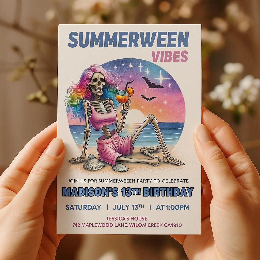 Madison's 13th Summerween Party: Celebrate with Fun, Spooks, and Summer Vibes on July 13th!