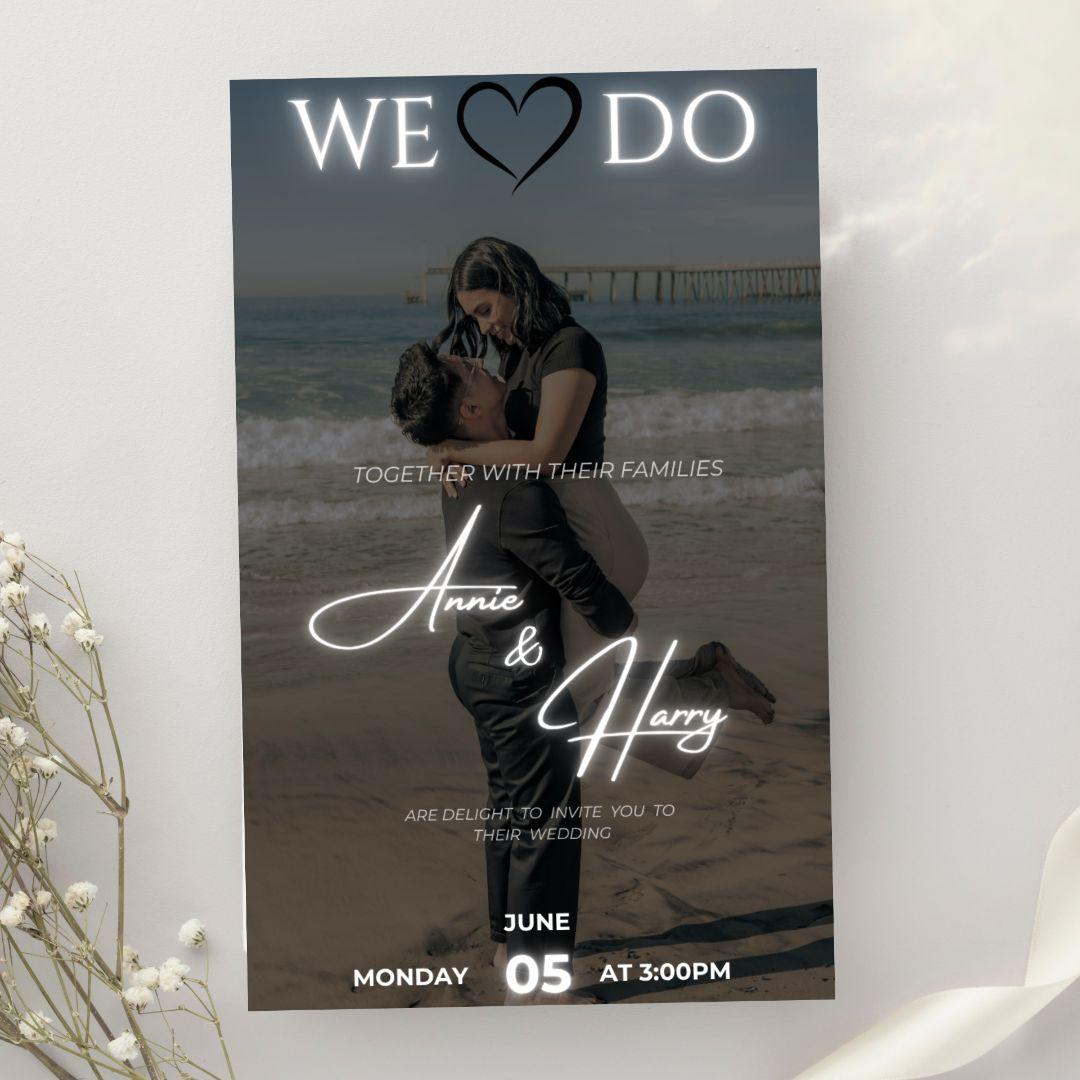 Annie Wedding Party Invitation Video – Customizable Digital Template for Elegant, Memorable, and Personalized Wedding Invites to Share Online Instantly
