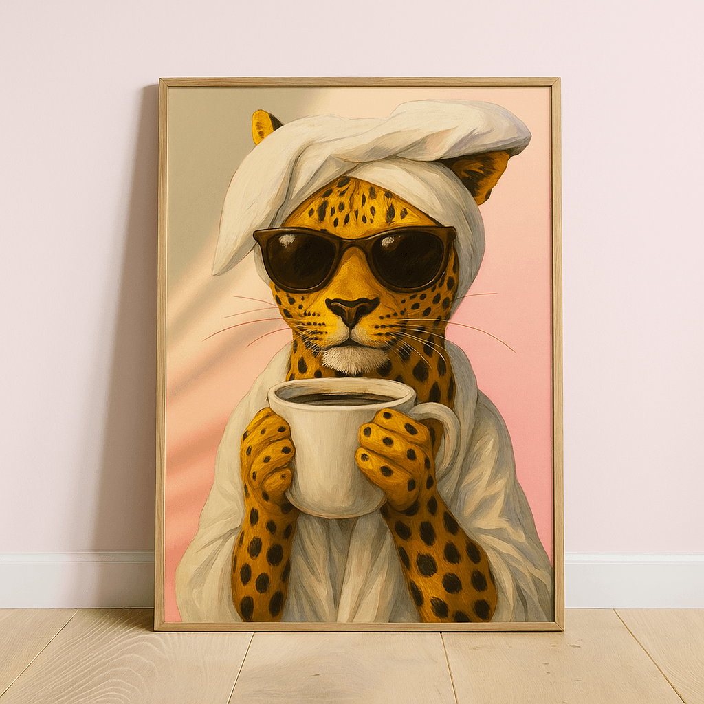 Lion Wall Art Poster – Bold and Majestic Animal Print – Powerful Home Decor for Living Room, Office, or Bedroom