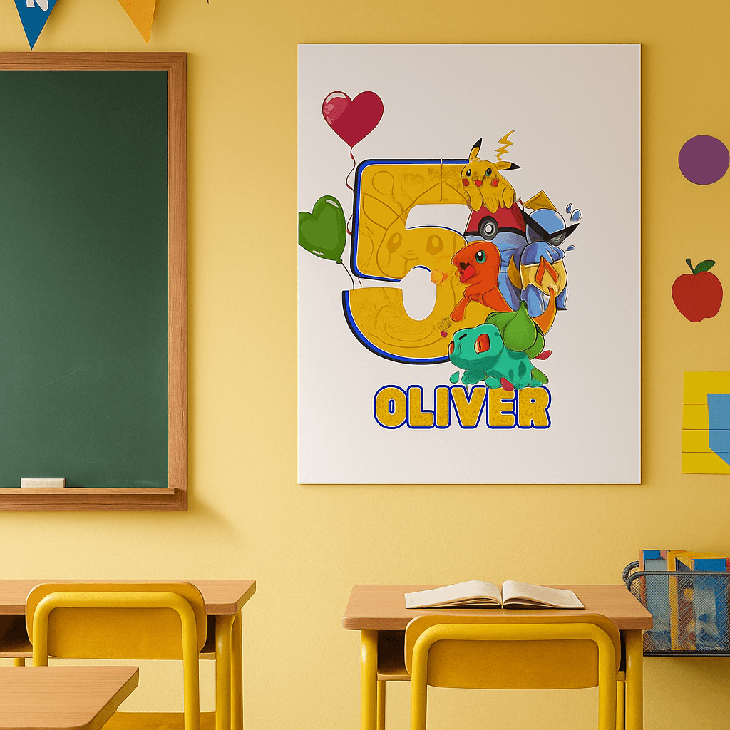 Pink and White Photo Collage Birthday Poster - Customizable, Printable, Perfect for Milestone Celebrations and Special Occasions