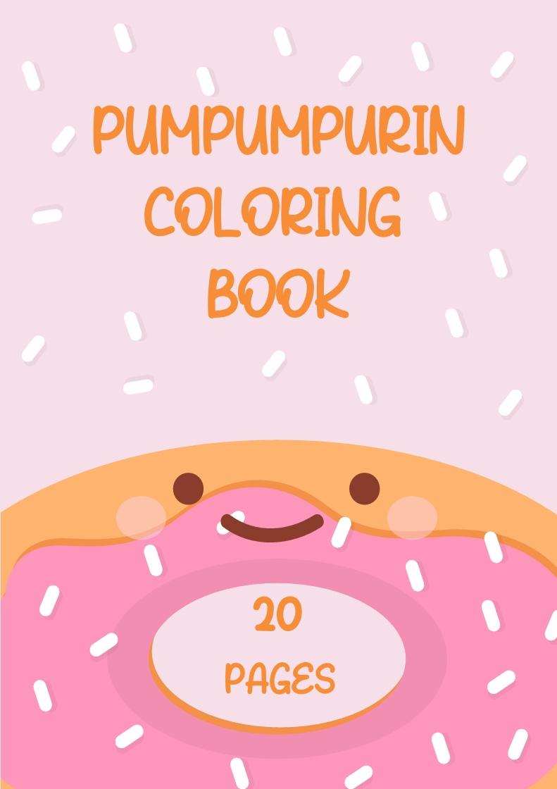 POMPOMPURIN COLORING BOOK – 20 Pages of Cozy Cuteness