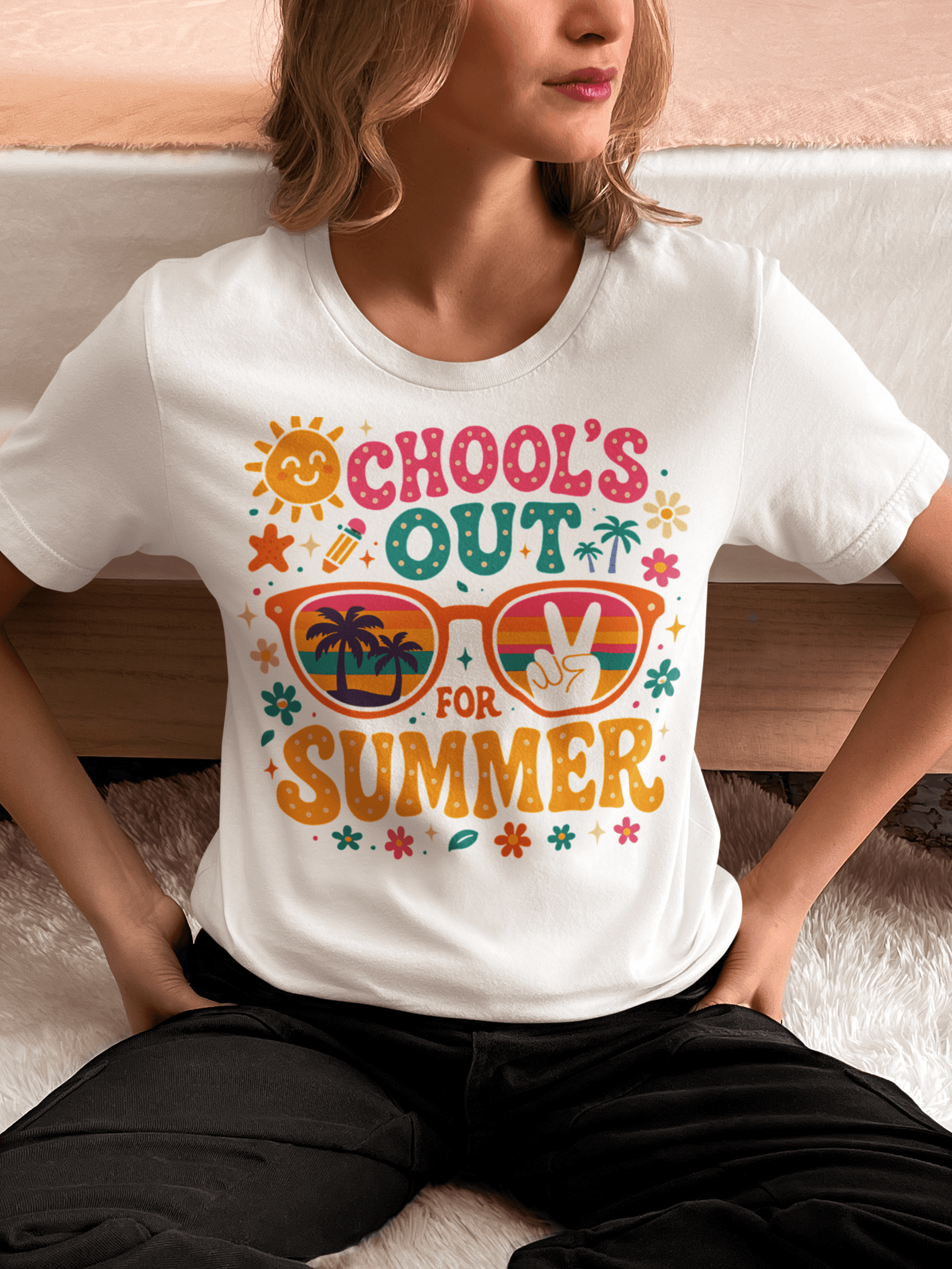 Schools Out For Summer PNG, Teacher Retirement Design Png, Last Day of School PNG, Funny Summer Break Sublimation, Schools Out Forever Design